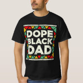 Dope Black Dad Vaderdag T-shirt (Voorkant)