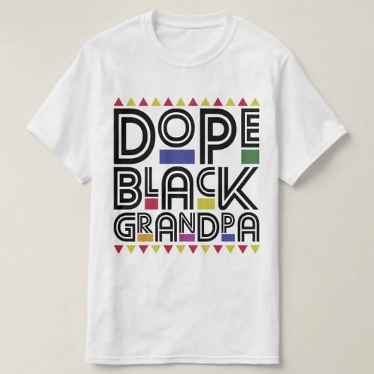 Dope Black Opa T-shirt (Design voorkant)