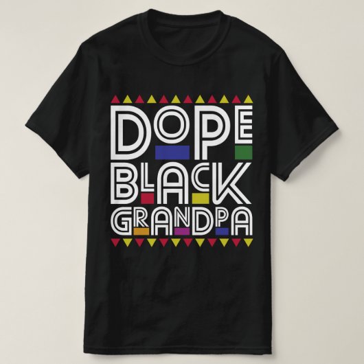 Dope Black Opa T-shirt (Design voorkant)
