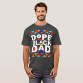 Dope Black Pa Happy Fathers Day Gift van Son T-shirt (Voorkant volledig)
