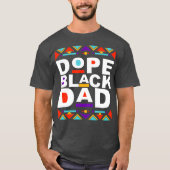 Dope Black Pa Happy Fathers Day Gift van Son T-shirt (Voorkant)