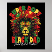 Dope Black Papa Black Geschiedenis Maand Poster (Voorkant)