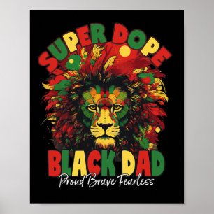 Dope Black Papa Black Geschiedenis Maand Poster