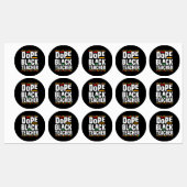 Dope Black Teacher Labels (Vel)