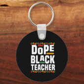 Dope Black Teacher Sleutelhanger (Voorkant)