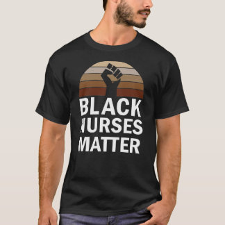 Dope Black Verpleegkundigen Matter Black Geschiede T-shirt