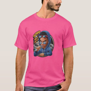 Dope, net als de 90's Hip Hop Funky Urban Graffiti T-shirt
