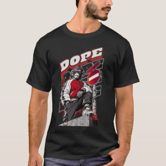 DOPE-ONTWERP T-SHIRT