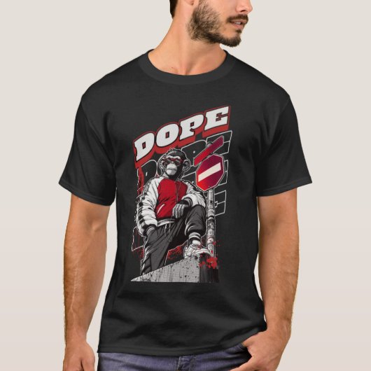 DOPE-ONTWERP T-SHIRT (Voorkant)