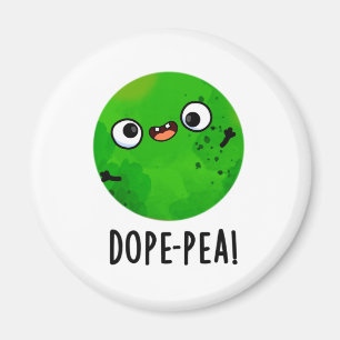 Dope-pea Funny Dopey Pea Pun Magneet