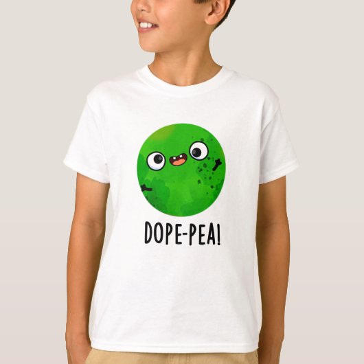 Dope-pea Funny Dopey Pea Pun T-shirt (Voorkant)