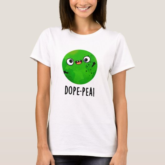 Dope-pea Funny Dopey Pea Pun T-shirt (Voorkant)