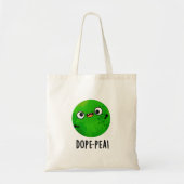 Dope-pea Funny Dopey Pea Pun Tote Bag (Voorkant)