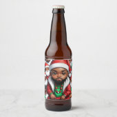 Dope Santa Bierflesetiket Bier Etiket (Voorkant)