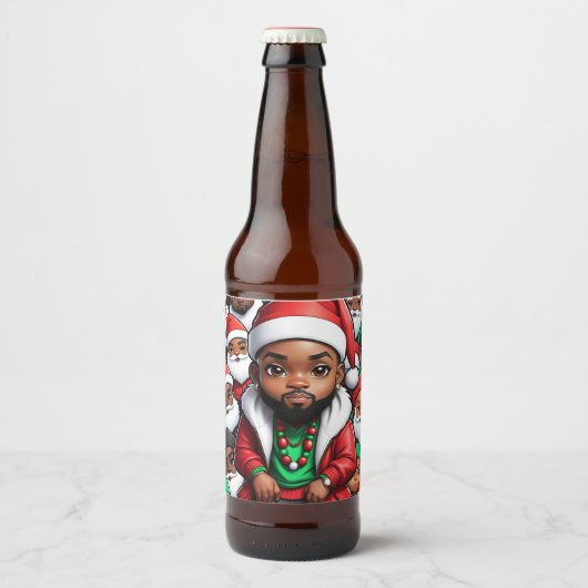 Dope Santa Bierflesetiket Bier Etiket (Voorkant)