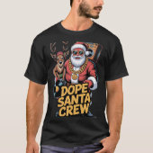 Dope Santa Crew T-shirt (Voorkant)