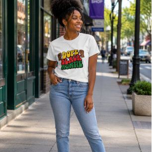 Dope Zwarte Tante T-shirt