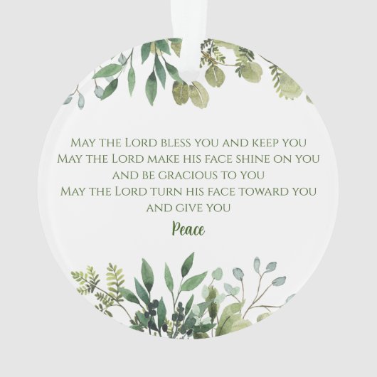 Dopen Ornament met Bijbelvers (achterkant)