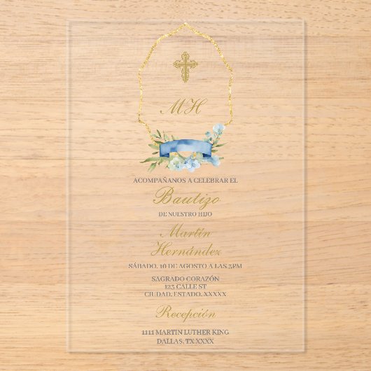 Dopen Spaanse uitnodiging (Voorkant)