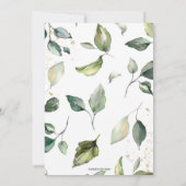 Dopen Uitnodiging voor een Meisje (Achterkant)