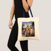 Dopen van Christus door Verrocchio, Leonardo da Vi Tote Bag (Voorkant (product))