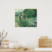 Dopende bloemen - Auguste Renoir Fine Art-Poster Poster (Keuken)
