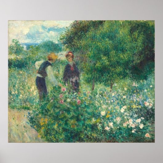 Dopende bloemen - Auguste Renoir Fine Art-Poster Poster (Voorkant)