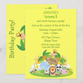 Dopende dierentuin kaart (Voorkant / Achterkant)