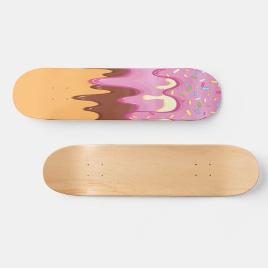 Dopende donuts persoonlijk skateboard (Horizontaal)