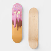 Dopende donuts persoonlijk skateboard (Voorkant)
