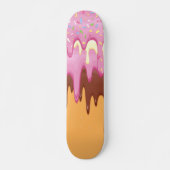 Dopende donuts persoonlijk skateboard (Voorkant)