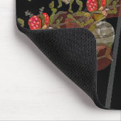 Dopende fruitvliegjes muismat (Hoek)