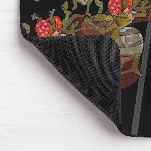 Dopende fruitvliegjes muismat (Hoek)