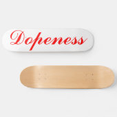Dopenheid van Toasted Teeth Skateboard (Horizontaal)