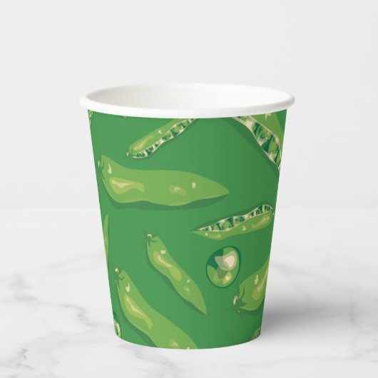 Doperwt Papieren Bekers (Voorkant)