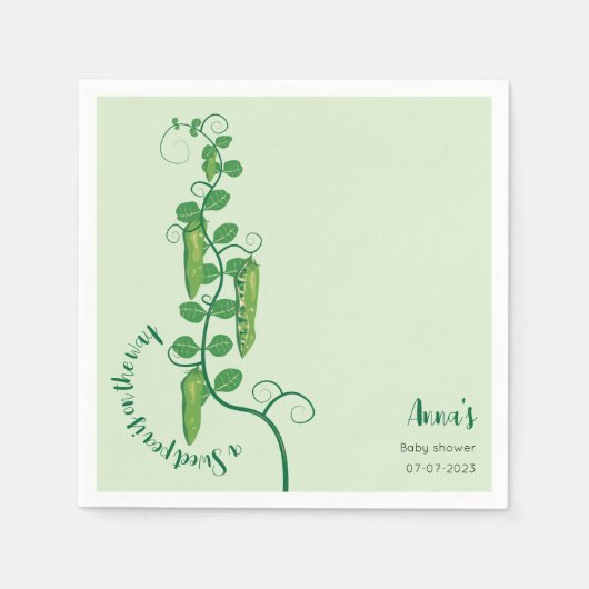 Doperwt Servet (Voorkant)