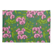 Doperwten en hommels, groen en roze kussensloop (Achterkant-Links)