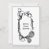 Dopest sympathie Zwarte Floral Minimale Blanco scr (Voorkant)