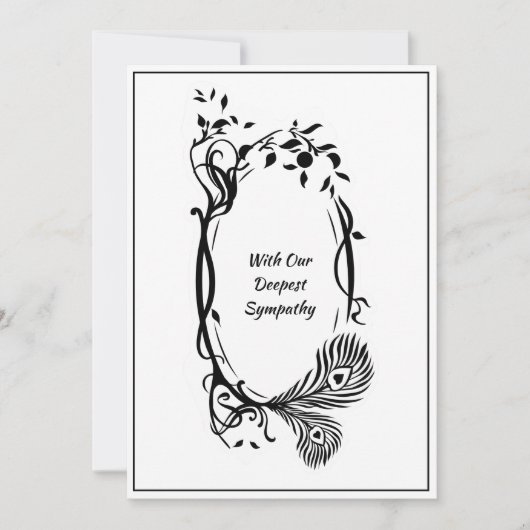 Dopest sympathie Zwarte Floral Minimale Blanco scr (Voorkant)