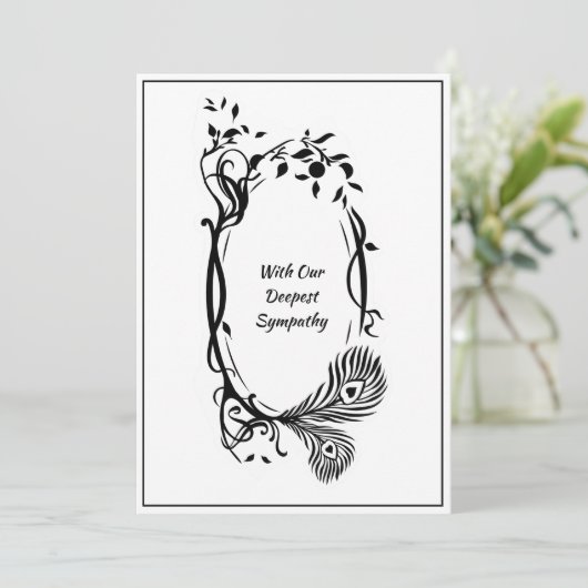 Dopest sympathie Zwarte Floral Minimale Blanco scr (Staand voorkant)