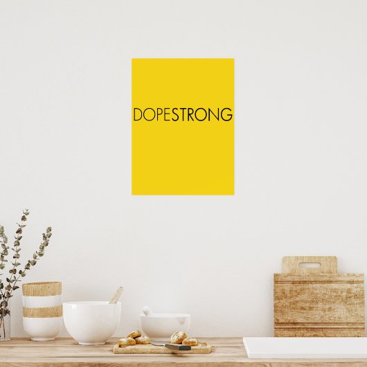 DOPESTRONG LANCE ARMSTRONG PARODY POSTER (Keuken)