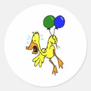 Dopey Duck Ronde Sticker