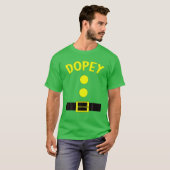 Dopey Dwarf Halloween Costume Funny Gifts Idea Dop T-shirt (Voorkant volledig)