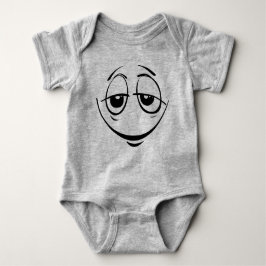 Dopey Eyed Emoticon Baby Costume Romper