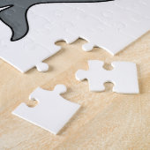 Dophin als Basketballspeler met Basketball Legpuzzel (Zijkant)