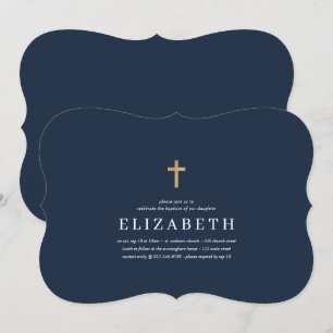 Doping voor haar   Eenvoudig en modern gouden krui Kaart