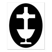 Dopingelovige doop silhouet patroon kunst stempel (Afrduk)
