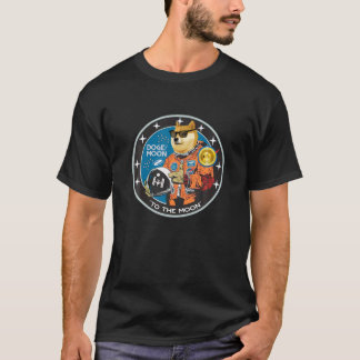 Dopostas aan de maan, Cool Doge Coin Crypto Curre T-shirt
