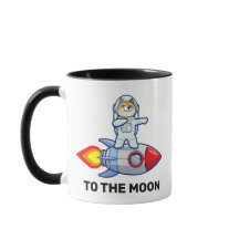 Dopostes in de "Moon Rocket Man Space Doge Crypto"