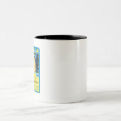 Dopostes in DOGE Hodl Meme Funny Crypto Gift Tweekleurige Koffiemok (Center)